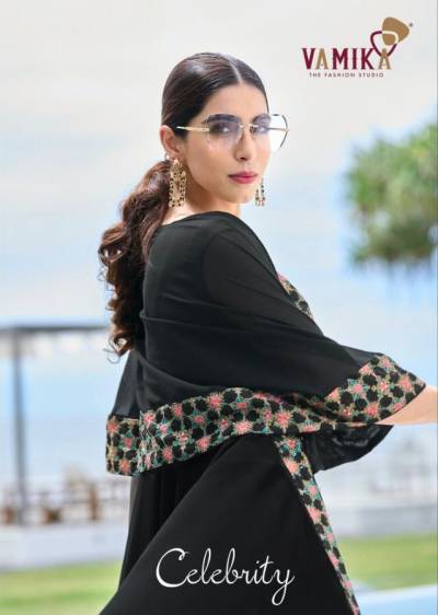 Celebrity By Vamika Designer Diwali Special Lehenga Choli With Koti Collection